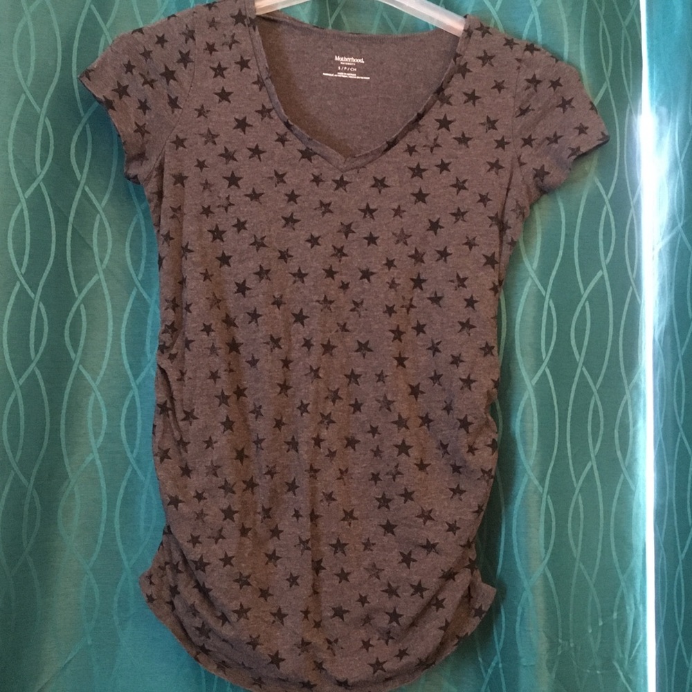 Just In 3 for $12 - Star Print Maternity Tee, S